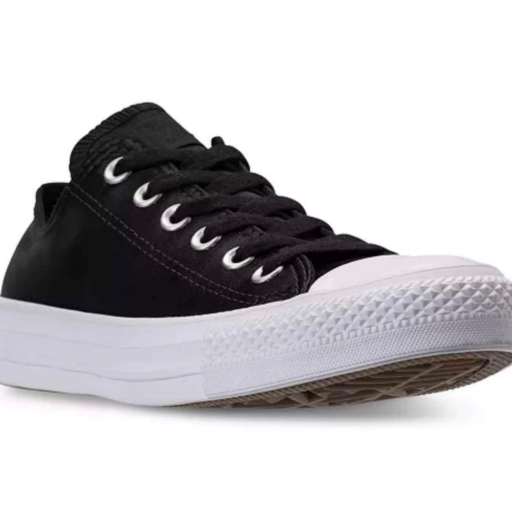 ❌S0LD❌Converse Chuck Taylor Ox Black Satin Low Sneakers NIB ⭐️
